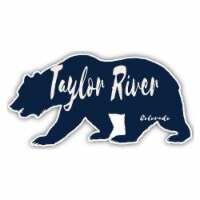 Taylor River Colorado Souvenir Decorative Stickers (Choose theme and size) Single Unit 2-Inch