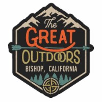 Bishop California Souvenir Decorative Stickers (Choose theme and size) 4-Pack 4-Inch Great