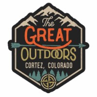 Cortez Colorado Souvenir Decorative Stickers (Choose theme and size) Single Unit 4-Inch Great