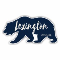 Lexington Kentucky Souvenir Decorative Stickers (Choose theme and size) 4-Inch Bear