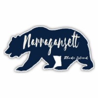 Narragansett Rhode Island Souvenir Decorative Stickers (Choose theme and size) Single Unit