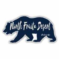 North Fruita Desert Colorado Souvenir Decorative Stickers (Choose theme and size) Single Unit