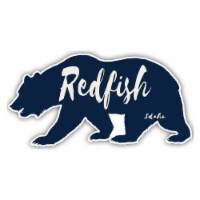 Redfish Idaho Souvenir Decorative Stickers (Choose theme and size) Single Unit 4-Inch Bear