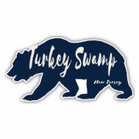 Turkey Swamp New Jersey Souvenir Decorative Stickers (Choose theme and size) Single Unit