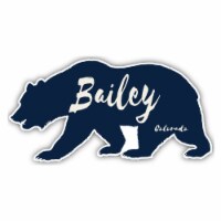 Bailey Colorado Souvenir Decorative Stickers (Choose theme and size) Single Unit 6-Inch Bear