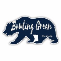 Bowling Green Kentucky Souvenir Decorative Stickers (Choose theme and size) 4-Pack 6-Inch