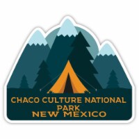 Chaco Culture National Park New Mexico Souvenir Decorative Stickers (Choose theme and size)