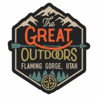 Flaming Gorge Utah Souvenir Decorative Stickers (Choose theme and size) Single Unit 6-Inch