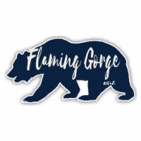 Flaming Gorge Utah Souvenir Decorative Stickers (Choose theme and size) Single Unit 6-Inch