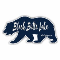 Black Butte Lake California Souvenir Decorative Stickers (Choose theme and size) 4-Pack