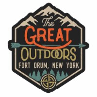 Fort Drum New York Souvenir Decorative Stickers (Choose theme and size) 4-Pack 8-Inch Great