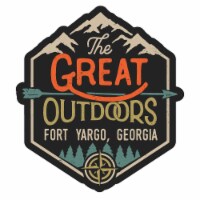 Fort Yargo Georgia Souvenir Decorative Stickers (Choose theme and size) Single Unit 8-Inch