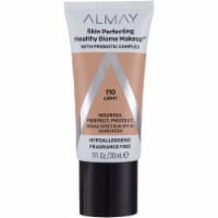 Almay Skin Perfecting Healthy Biome 110 Light Foundation Makeup SPF 25