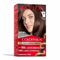 Revlon ColorSilk Permanent Hair Color - 033 Dark Soft Brown