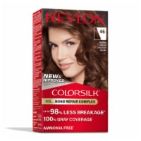 Revlon ColorSilk Permanent Hair Color with Bond Repair Complex 046 Medium Golden Chestnut Brown Perspective: Main