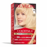 Revlon ColorSilk Permanent Hair Color with Bond Repair Complex 003 Ultra Light Sun Blonde Perspective: Main