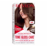 Revlon ColorSilk Tone + Gloss + Care Demi-Permanent Hair Color Shade 6 Light Brown Perspective: Main