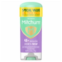 Mitchum Triple Odor Defense Women Gel Deodorant Shower Fresh 2-Pack