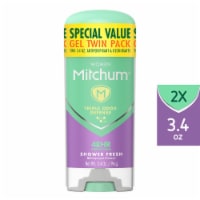 Mitchum Women Triple Odor Defense Shower Fresh Gel Antiperspirant Deodorant 2-Pack Perspective: Main