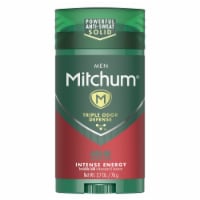 Mitchum Men Triple Odor Defense Intense Energy Invisible Solid Antiperspirant Deodorant Perspective: Main