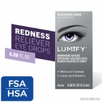 LUMIFY Redness Reliever Eye Drops Brimonidine Tartrate Ophthalmic Solution 0.025% Perspective: Main