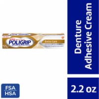 Poligrip, Super Poligrip Extra Care, Denture Adhesive Cream, Flavor Free, Zinc Free Perspective: Main