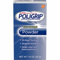 Super Poligrip Extra Strength Denture Adhesive Powder - 1.6 oz