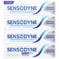 Sensodyne Advanced Whitening Toothpaste, 6.5 Ounce (4 Count)