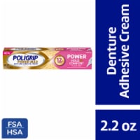 Poligrip, Power Max, Denture Adhesive Cream, Flavor Free, Power Hold + Comfort Perspective: Main