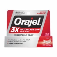 Orajel 3X Medicated Toothache And Gum Pain Gel Immediate Pain Relief Extra Strength Perspective: Main