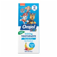 Orajel Kids PAW Patrol Fluoride-Free Training Toothpaste Natural Fruity Fun Flavor Perspective: Main