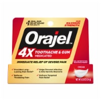 Orajel 4x Medicated Toothache & Gum Instant Pain Relief Cream