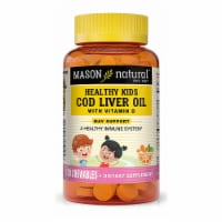 HEALTHY KIDS COD LIVER OIL WITH VITAMIN D CHEWABLE (orange flavor)TABLETS