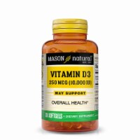 Mason Natural® Vitamin D3 Dietary Supplement Softgels 10000 IU
