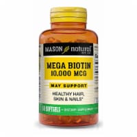 MEGA BIOTIN 10,000 MCG SOFTGELS Perspective: Main