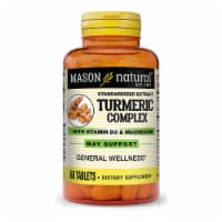 Mason Natural® Tumeric Complex with Vitamin D3 & Magnesium Tablets Perspective: Main