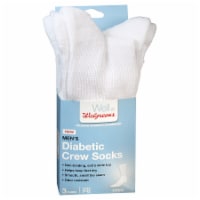 Walgreens Men's Diabetic Crew Socks 3 Pairs Perspective: Main