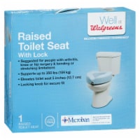 Walgreens Raised Toilet Seat with Lock Perspective: Main