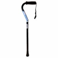 Walgreens Aluminum Handle Offset Cane Perspective: Main