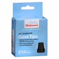 Walgreens Black Cane Tips Perspective: Main