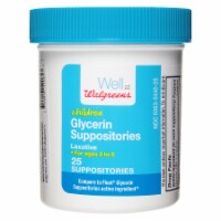 Walgreens Children's Glycerin Laxative Suppositories, 25 ct - Kroger