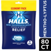 Halls Relief Mentho-Lyptus Cough Drops Economy Pack