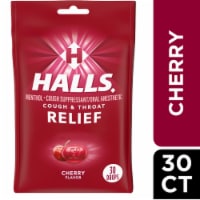 HALLS Relief Cherry Cough Drops Perspective: Main