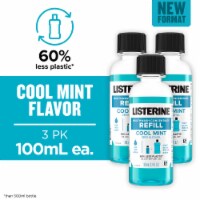 Listerine Zero Alcohol Cool Mint Mouthwash Concentrate Refills