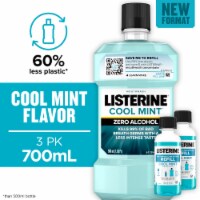 Listerine Zero Alcohol Cool Mint Mouthwash Concentrate Starter Kit