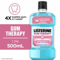 Listerine Gum Therapy Mouthwash Glacier Mint Antiplaque & Anti-Gingivitis Oral Rinse Perspective: Main