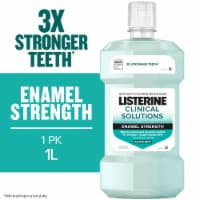 Listerine Clinical Solutions Mouthwash Enamel Strengthening Alpine Mint Oral Rinse Perspective: Main