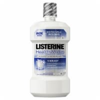 Listerine® Healthy White™ Vibrant Mint Flavored Anticavity Fluoride Mouthwash Perspective: Main