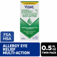 Visine Allergy Eye Relief for red, itchy eyes Eye Drops Pheniramine Maleate & Naphazoline HCl Perspective: Main