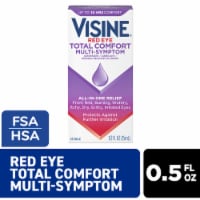 Visine All-In-One Relief Eye Drops Polyethylene Glycol 400, Tetrahydrozoline HCl & Zinc Sulfate Perspective: Main